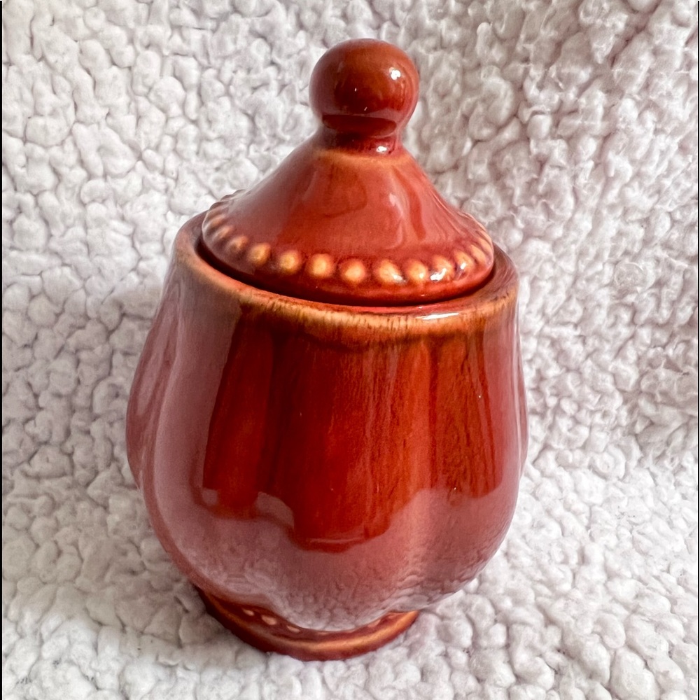 Roscher Stoneware Sugar Bowl